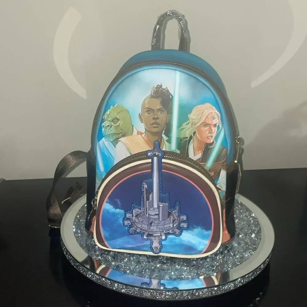 New Disney loungefly Star Wars high republic comic cover mini book bag backpack